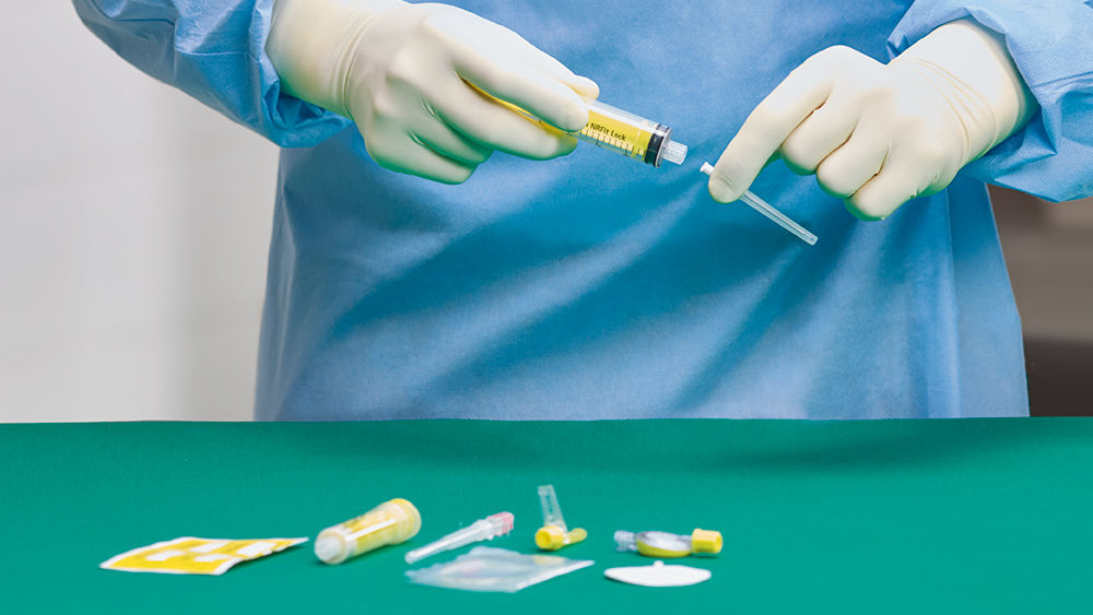 Knip Askina Calgitrol Ag-verband op maat 